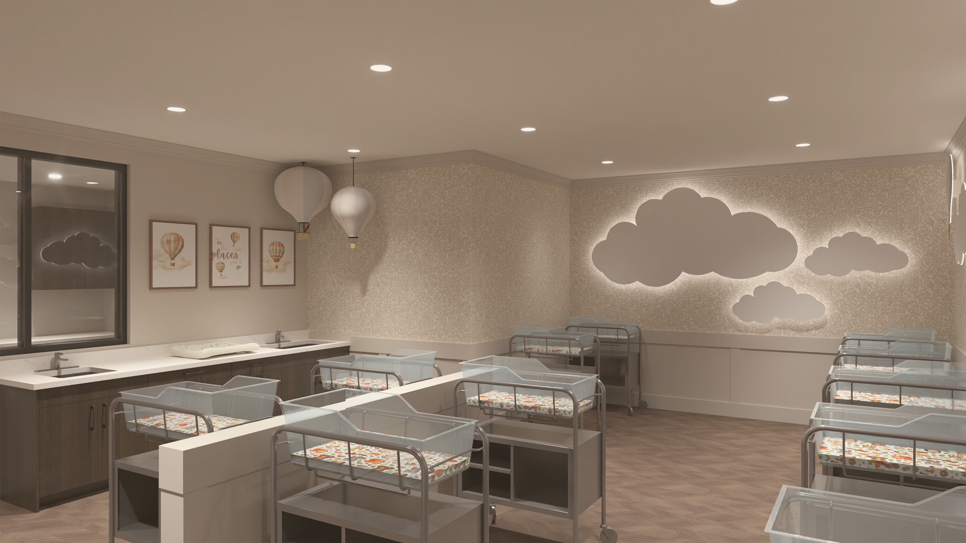 Levata Nursery interior rendering
